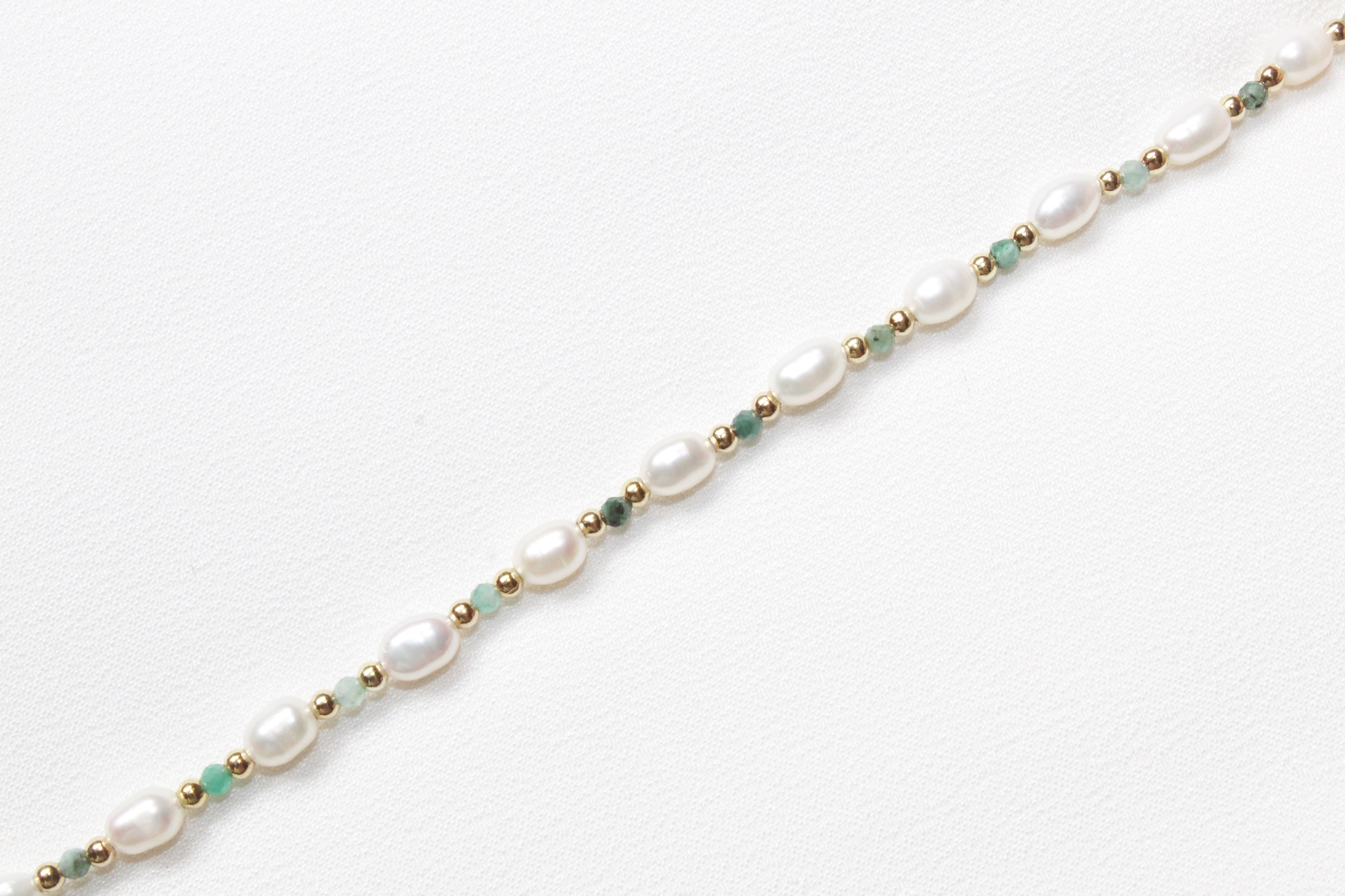 Bracelet PAULETTE émeraudes