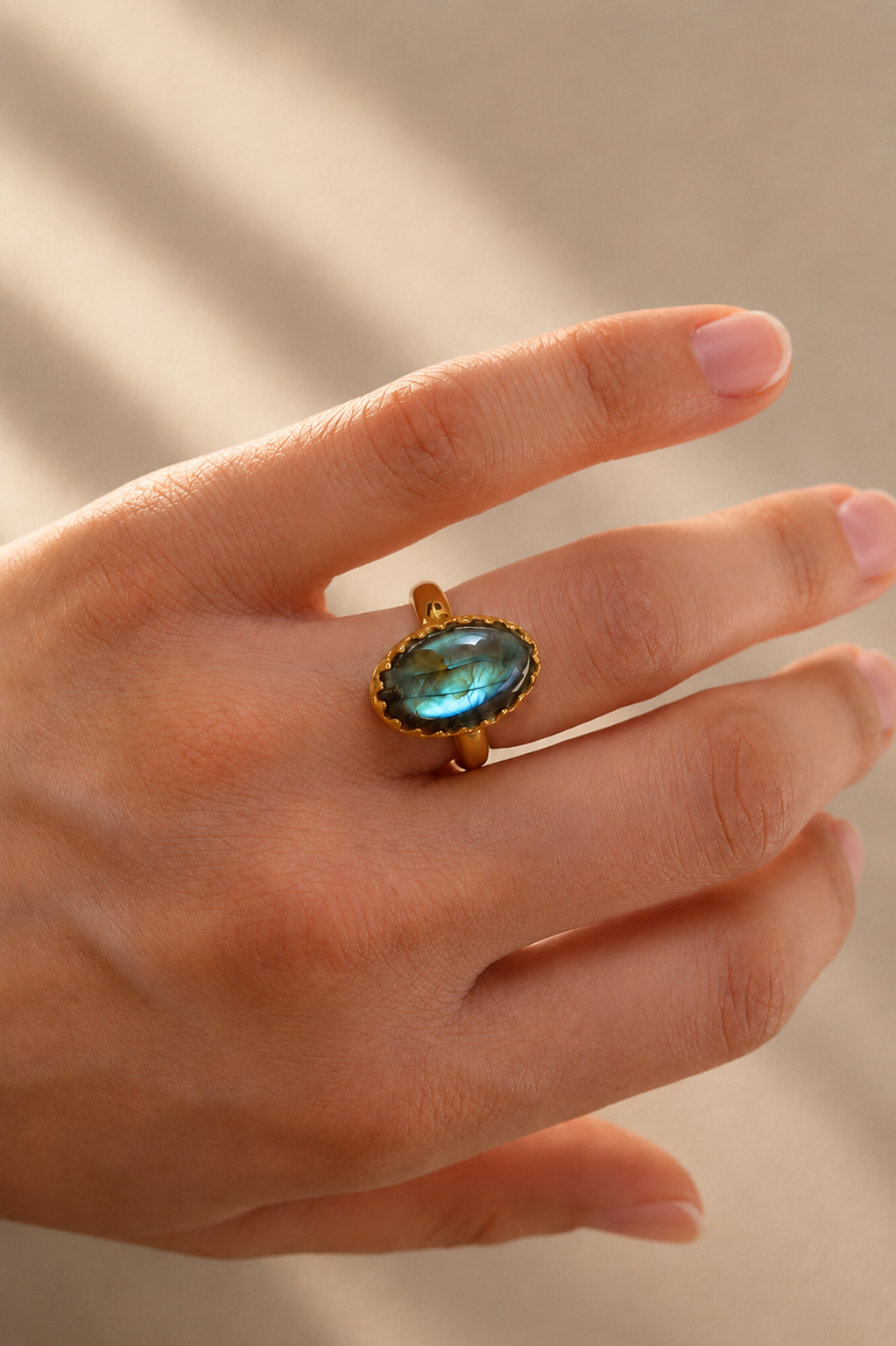 Bague LABRADORITE